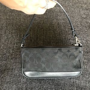 Coach little black bag